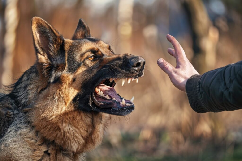 Did a dog bite leave lasting scars?
