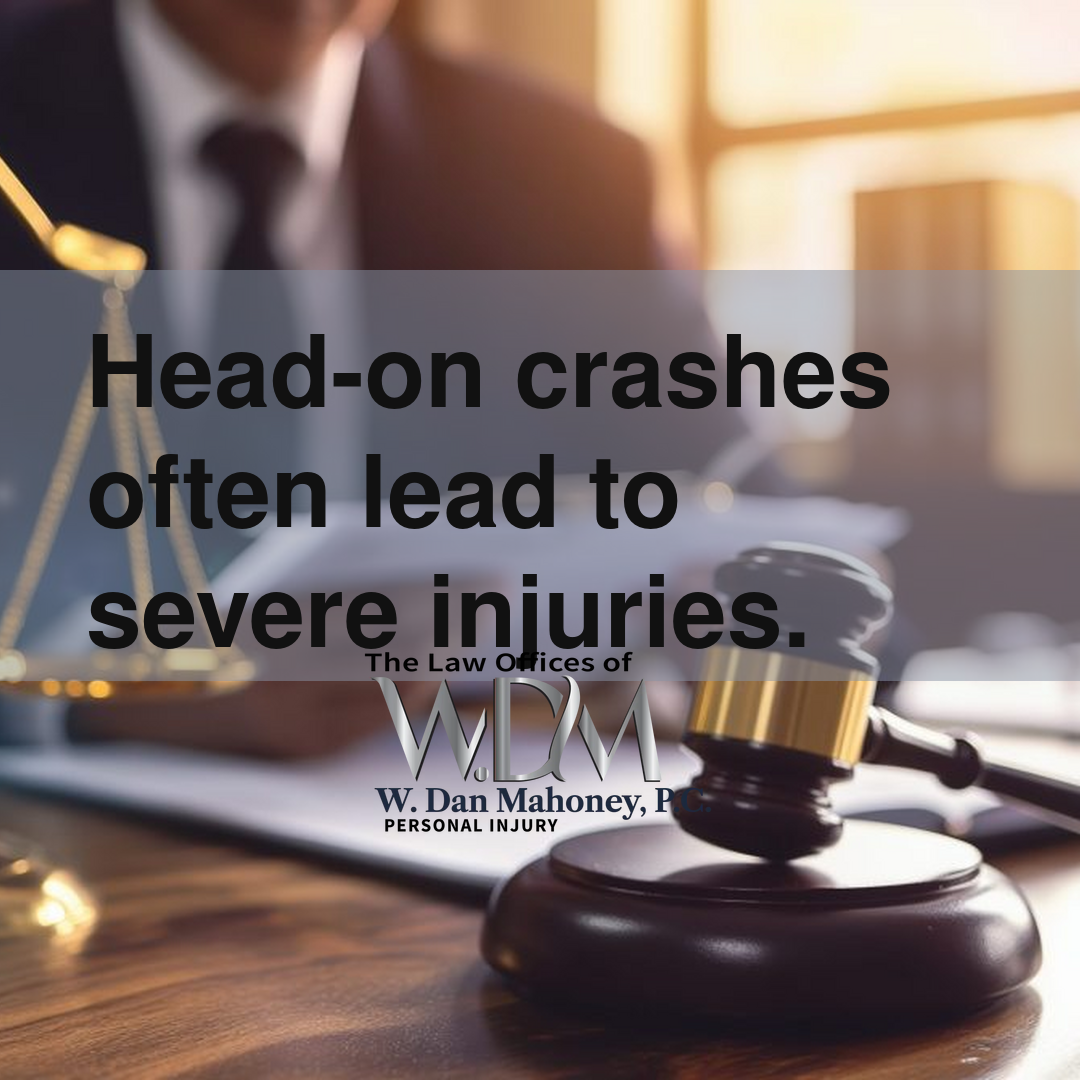 Head-on crashes often lead to severe injuries.