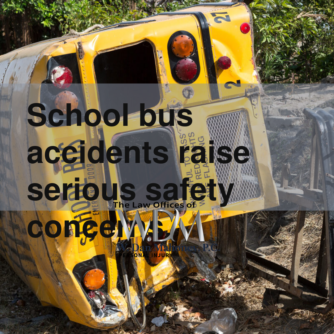 School bus accidents raise serious safety concerns.
