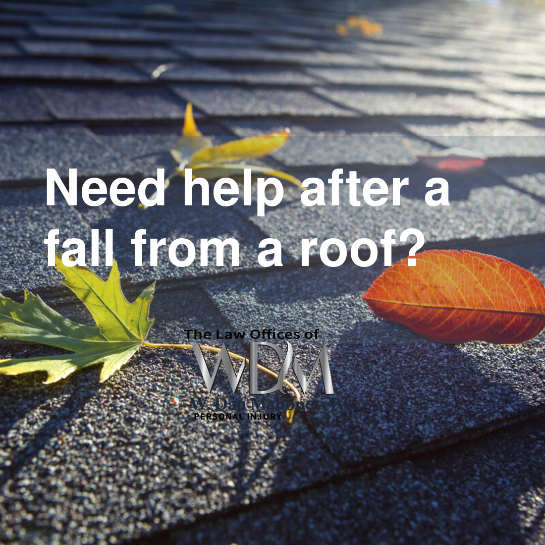 Need help after a fall from a roof?
