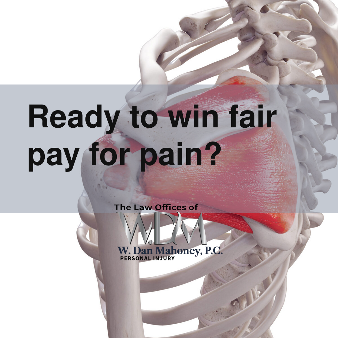 Ready to win fair pay for pain?