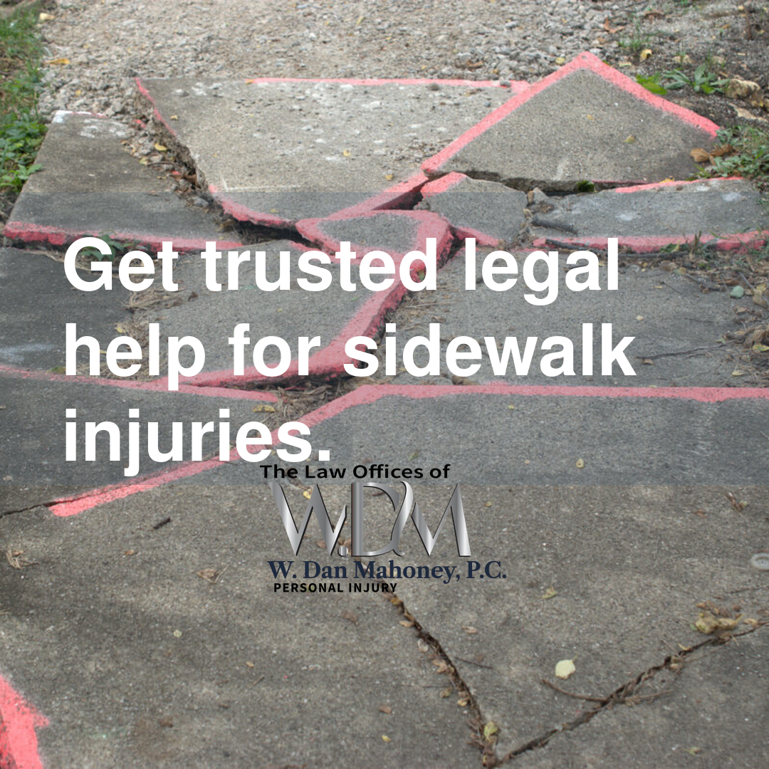 Get trusted legal help for sidewalk injuries.